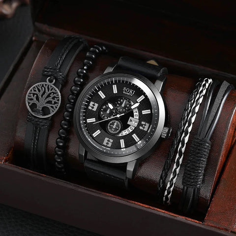 SOKI New Men's Business  Wristwatch